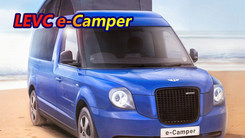 LEVC e-Camper外观曝光！熏黑A柱，内配小型厨房